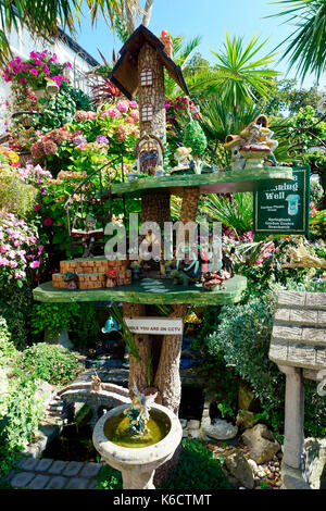 BEAUTIFUL PIXIE GARDEN. SANDOWN ISLE OF WIGHT. Stock Photo