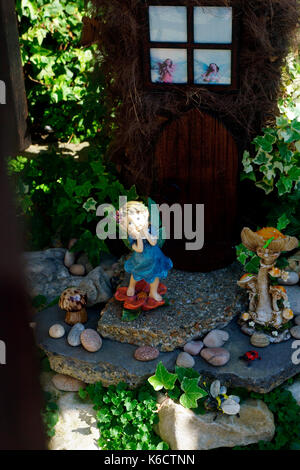 BEAUTIFUL PIXIE GARDEN. SANDOWN ISLE OF WIGHT. Stock Photo