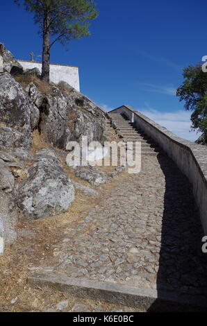 Nossa Senhora da Penha Chapel site in Castelo de Vide. Portugal Stock Photo