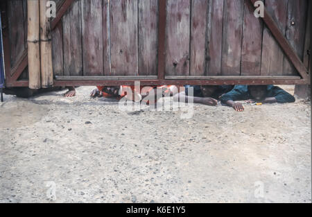 Marijuana and Joint sale at the The Bob Marley Tour to Nine Mile village in the mountains of St Ann, Jamaica Stock Photo