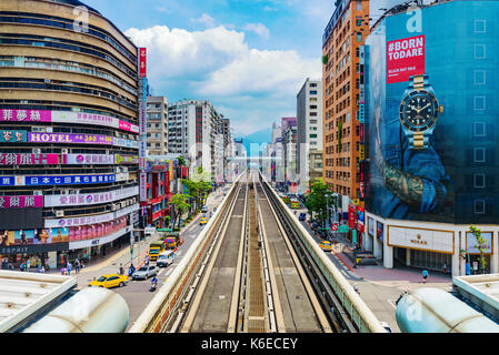 マジバン in Taipei I made this map of the Taipei Basin's rail transit and