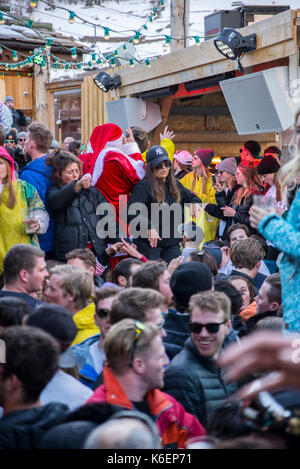 Cocorico bar, Val D'isere, France Stock Photo