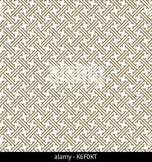 Oriental geometric traditional seamless vector pattern. Stock Vector