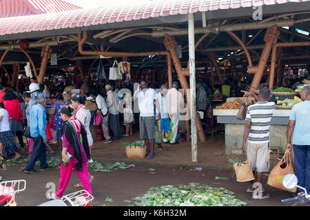 Central Flacq Sunday shopping market, Mauritius Stock Photo