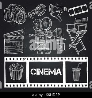 cinema. vector illustration Stock Vector