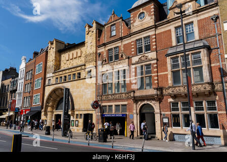 Whitechapel Gallery and entrance to Aldgate East tube station, London England United Kingdom UK Stock Photo