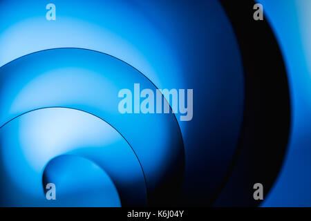 abstract art of colorful, blur blue background and highlight to line. Gradient color is curve low key lighting abstract wallpaper. Stock Photo