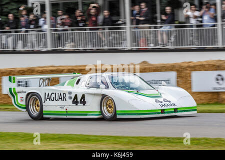 1983 Jaguar XJR-5 GTP endurance racer with driver Aart ...