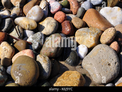 colourful sea stones Stock Photo