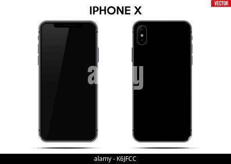 New model Iphone X Stock Vector