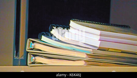 Stack of Notebooks Stock Photo