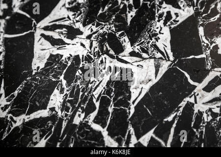 Black and white marble texture Stock Photo