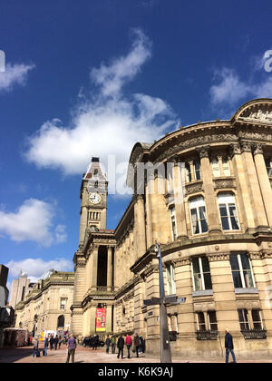 Birmingham Museum and Art Gallery (BMAG) Birmingham, United Kingdom - March 25, 2016: Building of Birmingham Museum and Art Gallery (BMAG) and tourist Stock Photo