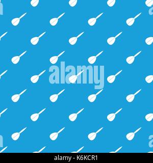 Arrow to play dart pattern seamless blue Stock Vector