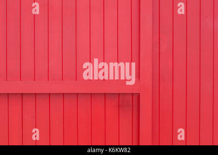 Red wooden planks background Stock Photo