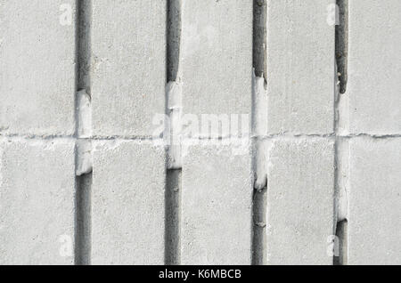Concrete Tiles for Paving and Finishing with Parallel Grooves. Texture ...