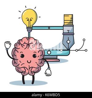 set knowledge education with creative icon Stock Vector