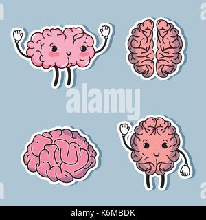set knowledge education with creative icon Stock Vector