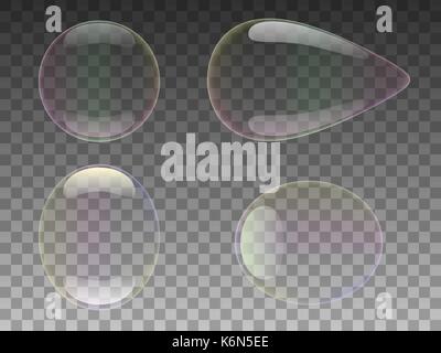 Soap bubble blower realistic vector illustration on transparent ...