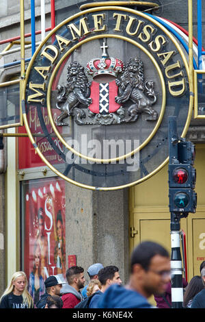 Amsterdam, Netherlands - September 05, 2017: Madame Tussauds wax museum  in Amsterdam, Netherlands Stock Photo