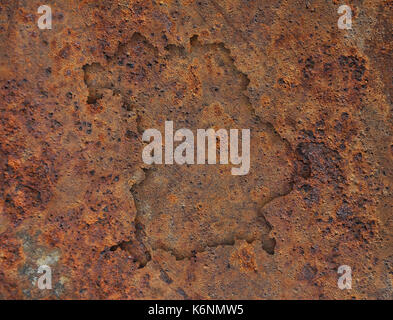 Map of Bavaria on rusty metal Stock Photo - Alamy