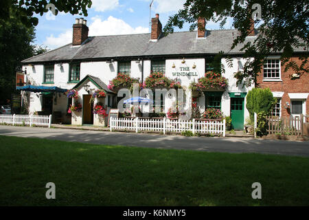 The Windmill Pub, Chipperfield UK Stock Photo