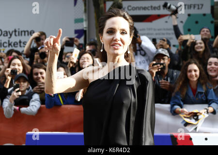 Toronto, Kanada. 11th Sep, 2017. Angelina Jolie attending the 'First They Killed My Father: A Daughter of Cambodia Remembers' premiere during the 42nd Toronto International Film Festival at Princess of Wales Theatre on September 11, 2017 in Toronto, Canada | Verwendung weltweit/picture alliance Credit: dpa/Alamy Live News Stock Photo