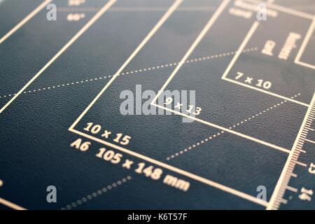 An Image of a paper cutter Stock Photo