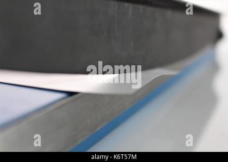 An Image of a paper cutter Stock Photo