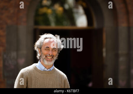 Lennart Lajboschitz, founder of Flying Tiger retail chain and creator of Absalon community house, Copenhagen, Denmark Stock Photo