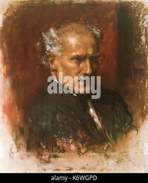 Arturo Toscanini - portrait of the Italian composer in 1933. Unable to trace artist. AT: 25 March 1867 - 16 January 1957. Stock Photo