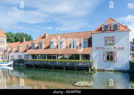 Hotel De La Plage And Musee Du Moulin In The Pretty Seaside