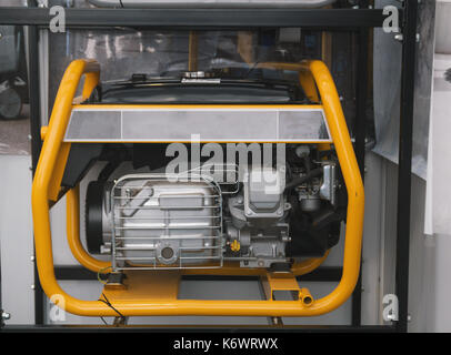 Gasoline Portable Generator close up Stock Photo