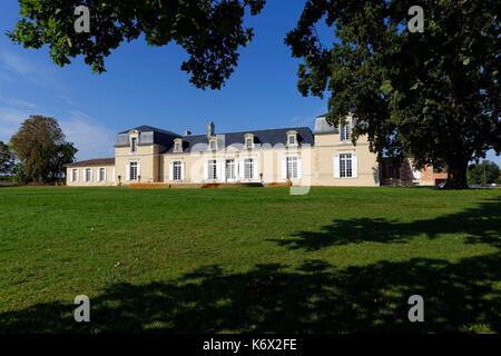 France, Gironde, Canejan, Pessac Leognan, Chateau de Rouillac Stock Photo