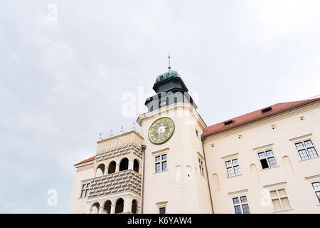 Castle in Pieskowa Skala (Ojcow National Park, Poland) Stock Photo