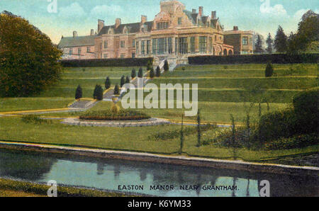 Easton Hall 1900 1910 Stock Photo