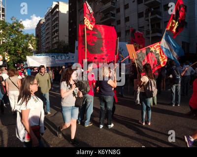 Cordoba, Argentina - March 24, 2016: Demonstrations on the Day of Remembrance for Truth and Justice (Día de la Memoria por la Verdad y la Justicia). Stock Photo