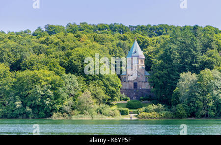 memorial to King Ludwig of Bavaria on Lake Starnberg in Germany Stock Photo