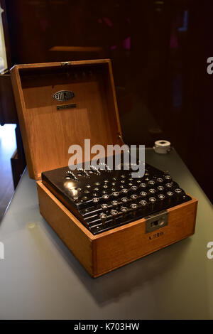 Enigma Encryption Machine Bletchley Park Stock Photo