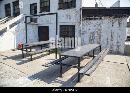 Old Prison -- Deer Lodge, Montana Stock Photo