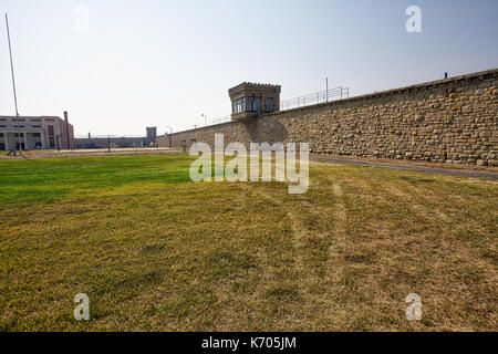 Old Prison -- Deer Lodge, Montana Stock Photo