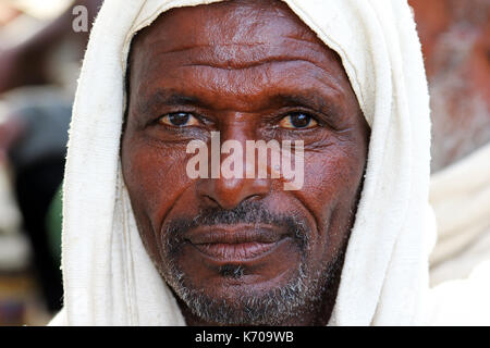 Africa, Eritrea, man, turban, portrait locals, locals, boss, swarthy ...