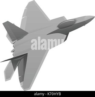 Military Fighter Jet Aircraft Stock Vector