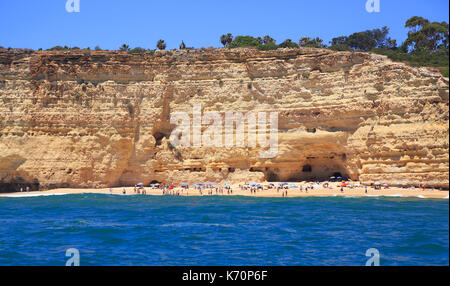Small beach in Algarve area, Portugal Stock Photo