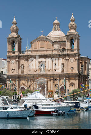 The Parish church of Saint Joseph in Msida, Malta. Stock Photo