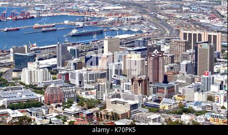 Cape Town's Central Business District Stock Photo