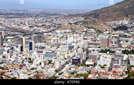 Cape Town's Central Business District Stock Photo