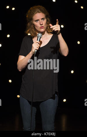 Australian comedian Sarah Kendall performs her show 'One Seventeen' at the Edinburgh Fringe Festival  Featuring: Sarah Kendall Where: Edinburgh, United Kingdom When: 13 Aug 2017 Credit: WENN.com Stock Photo