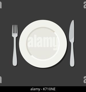 Utensil in flat style Stock Vector