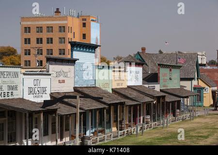 USA, Kansas, Dodge City, Boot Hill Museum, memorabilia of the Gunsmoke TV  show, took place in Dodge City Stock Photo - Alamy